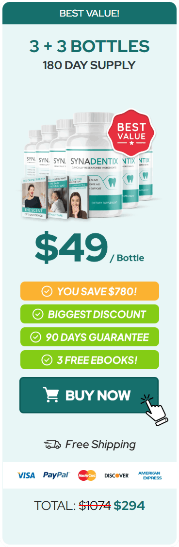 Synadentix order 6 bottles